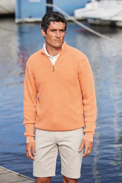Coral Breeze Quarter Zip