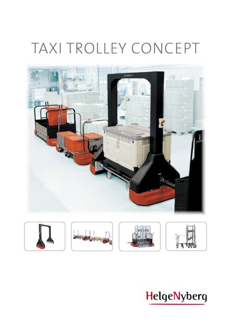 Broschure taxi trolley concept