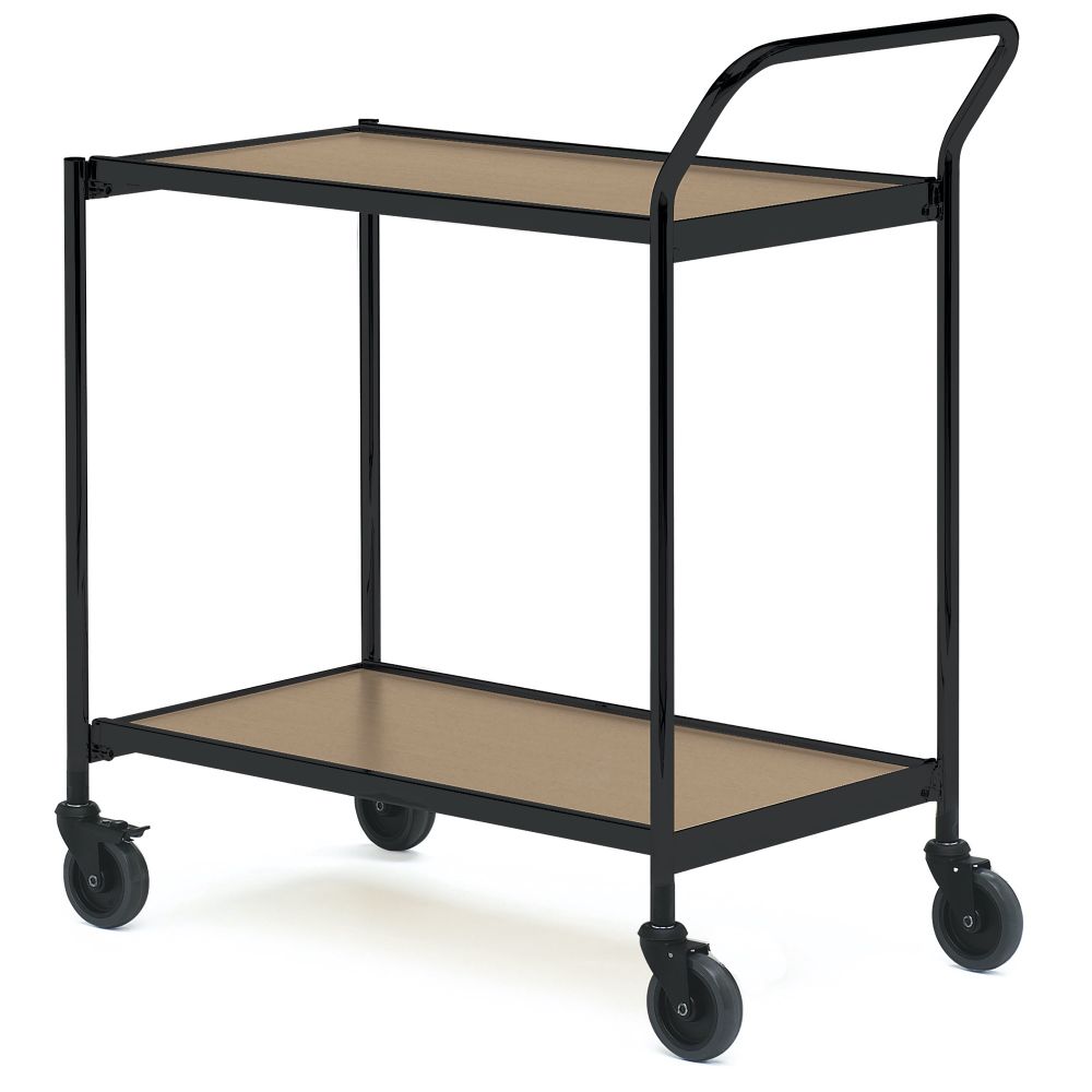 Table trolley with one handle Table trolley with one handle