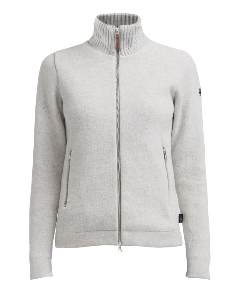 Claire Fullzip WP Light Grey Mel.