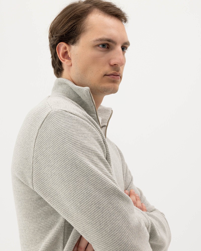 Albrekt Fullzip WP Light Grey Mel.