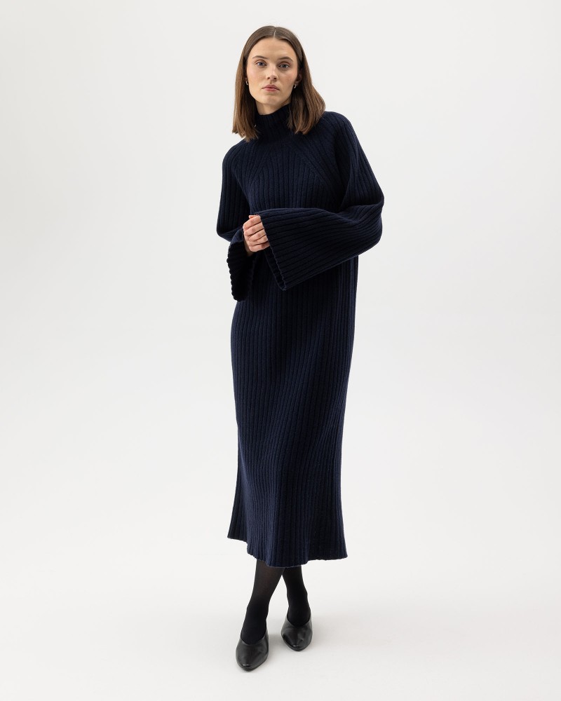 Ami Dress Navy
