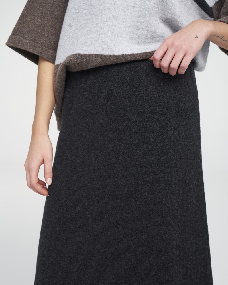 Anita Skirt Anthracite Mel.