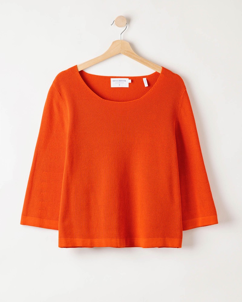 Belle Crew Bright Red