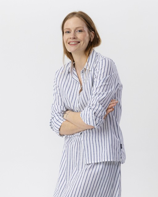 Bettan Shirt White/Navy