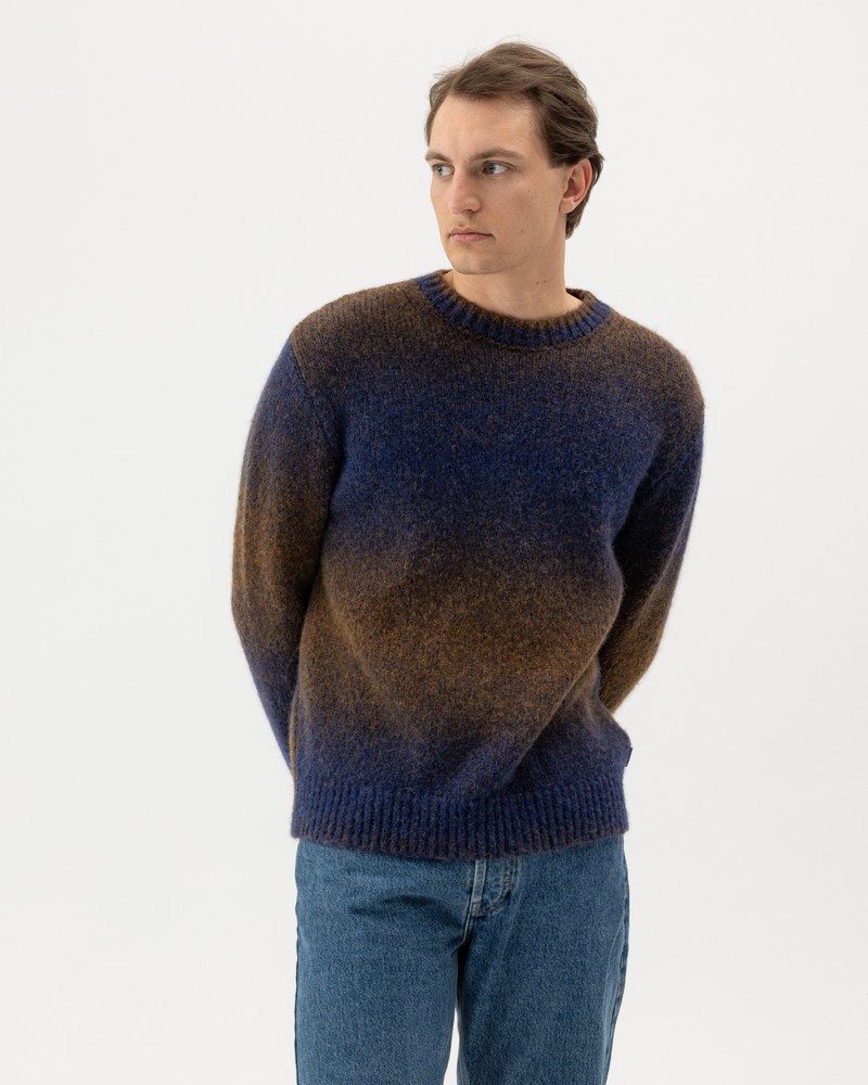 Byron Crew Brown Mel./Navy