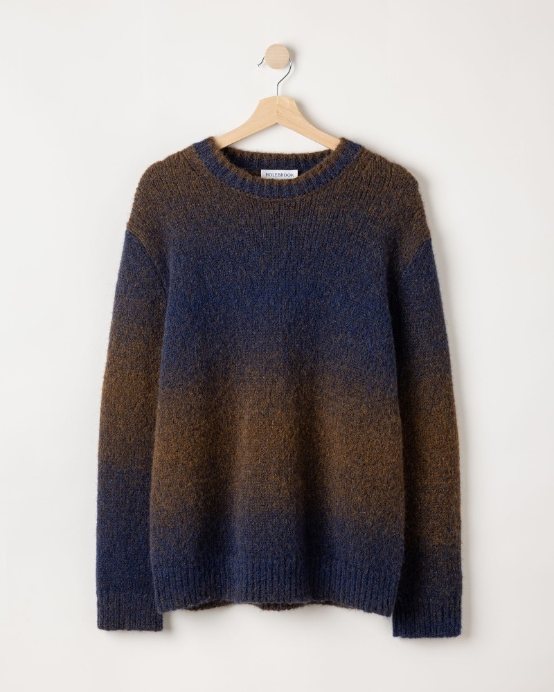 Byron Crew Brown Mel./Navy