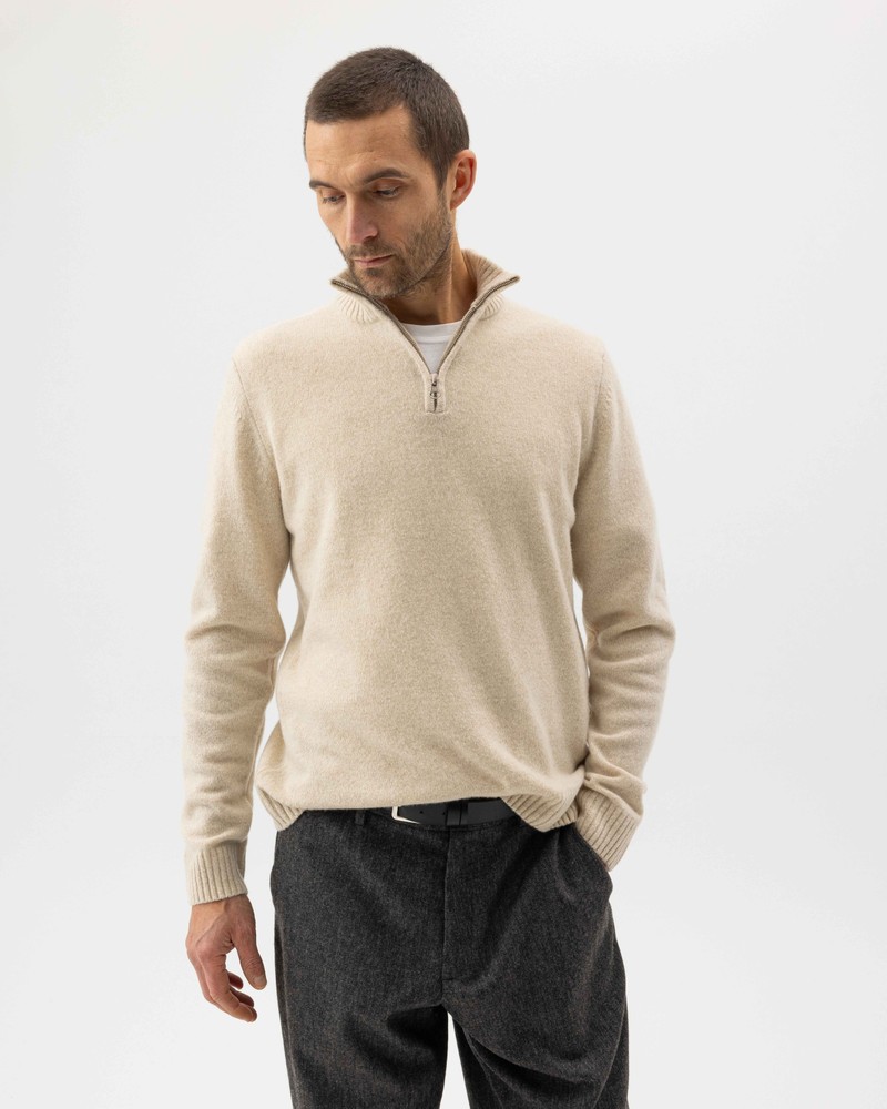 Charles T-neck Creme
