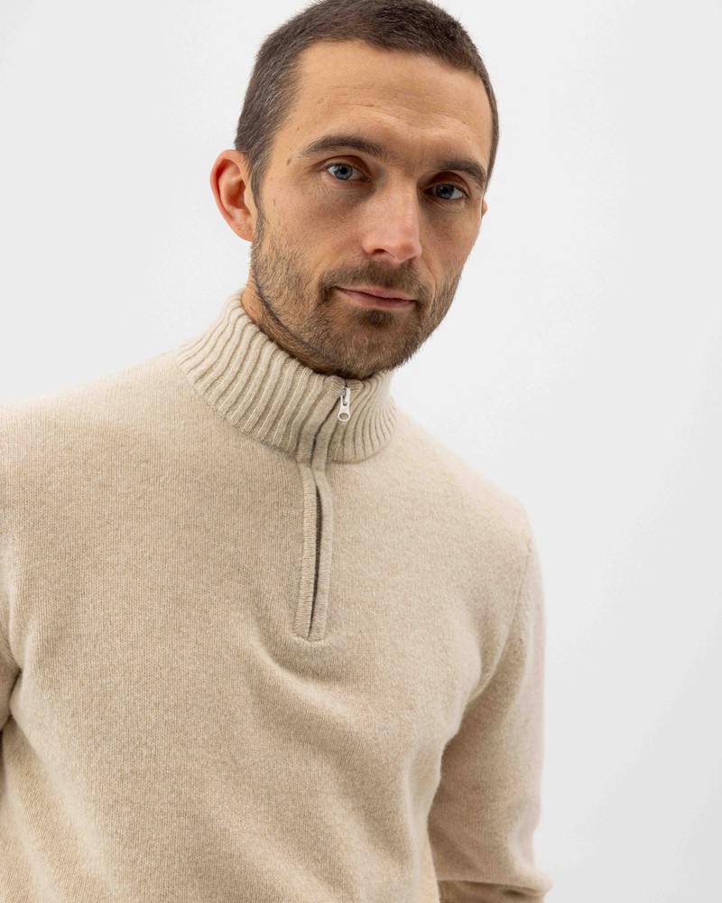 Charles T-neck Creme