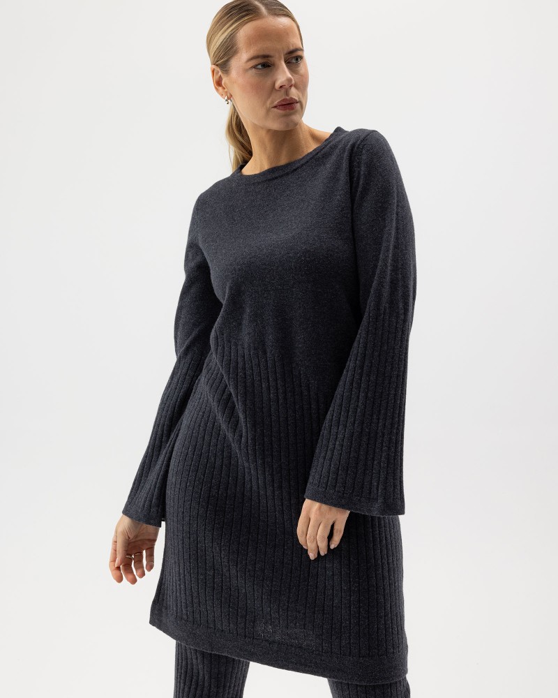 Charlotte Dress Black Mel.