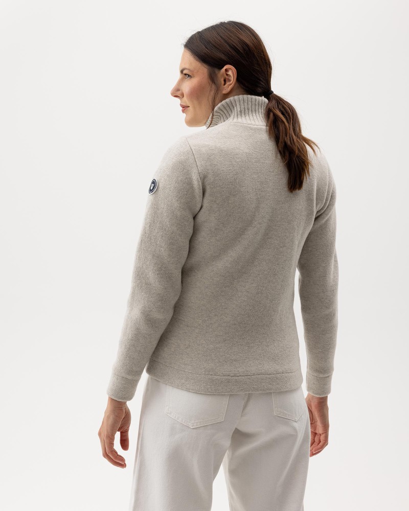 Claire Fullzip WP Light Grey Mel.