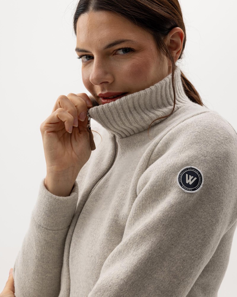 Claire Fullzip WP Light Grey Mel.