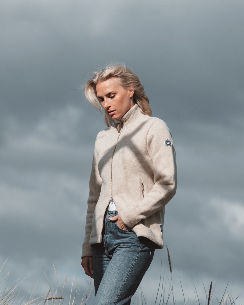 Claire Fullzip WP Light Grey Mel.