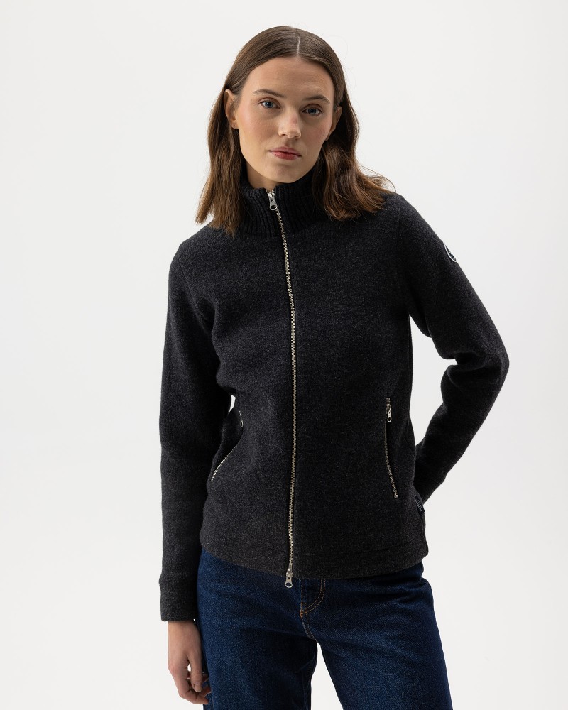 Claire Fullzip WP Anthracite Mel.