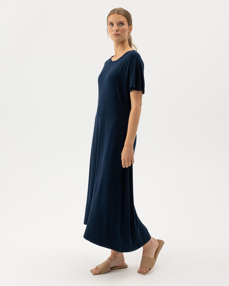 Ellen Capsleeve Dress Navy