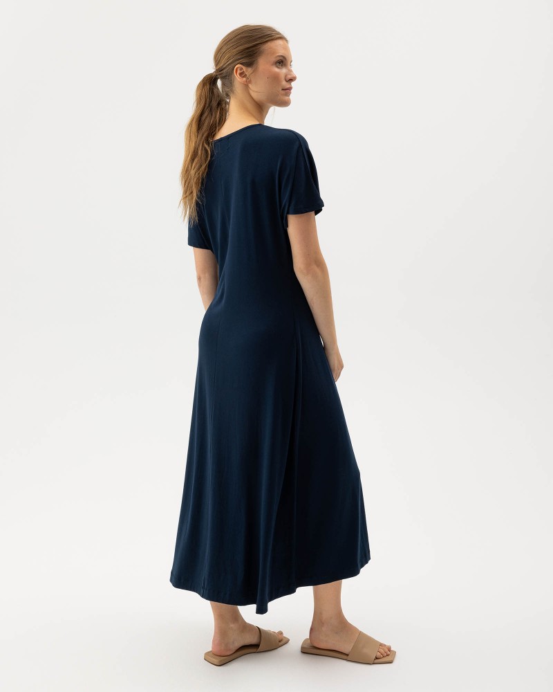 Ellen Capsleeve Dress Navy
