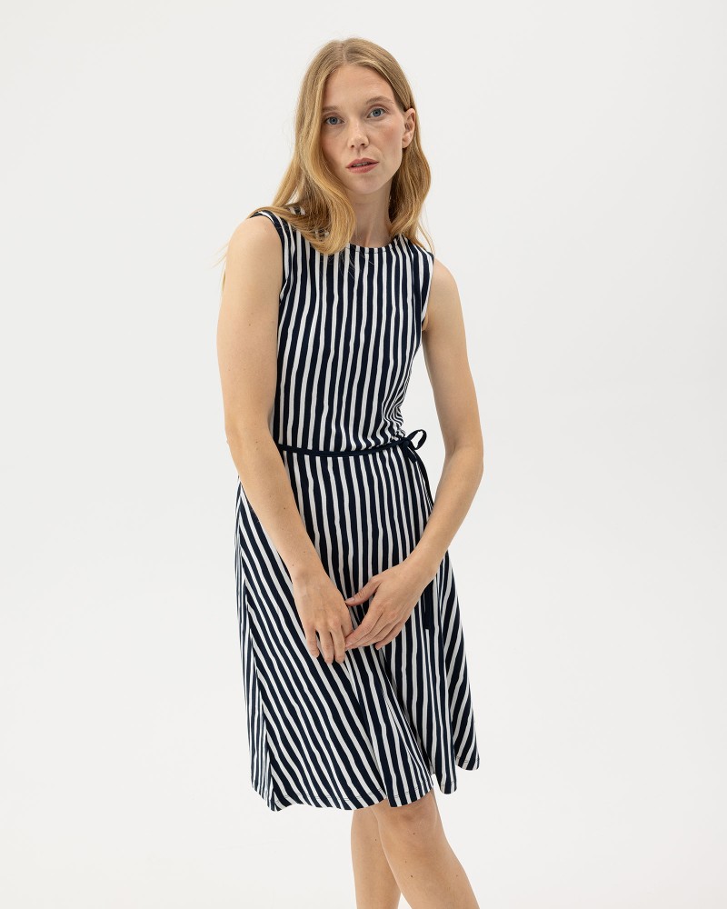 Ellen Dress Navy/Off White