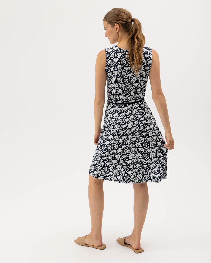 Ellen Dress Navy (pattern)