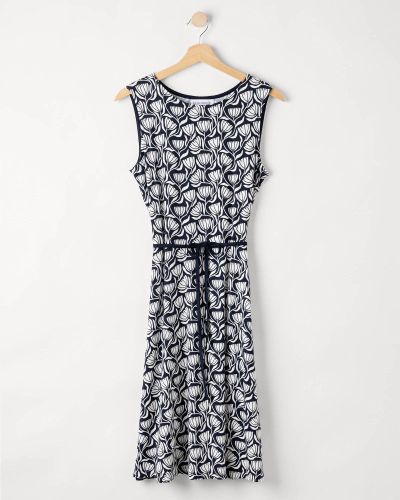 Ellen Dress Navy (pattern)