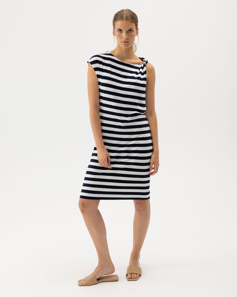 Ellen Mini Dress White/Navy