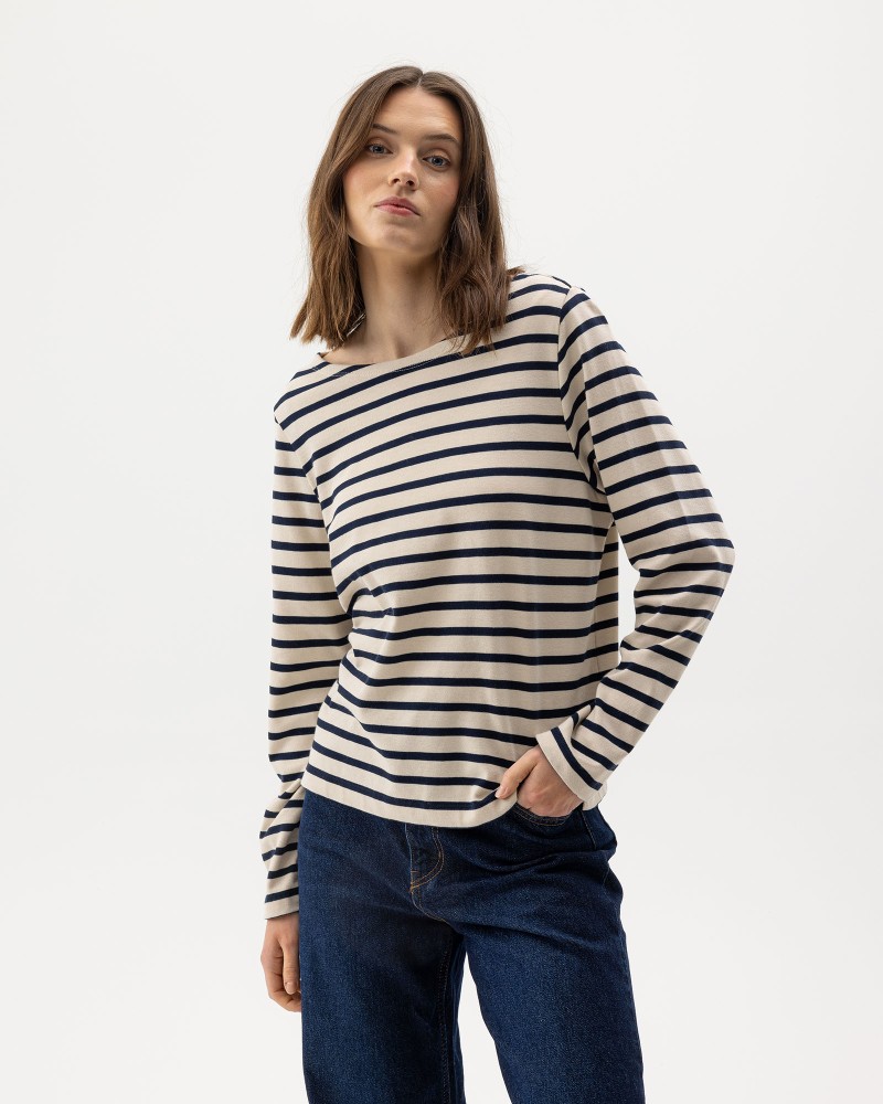 Engla Boatneck Ecru/Navy