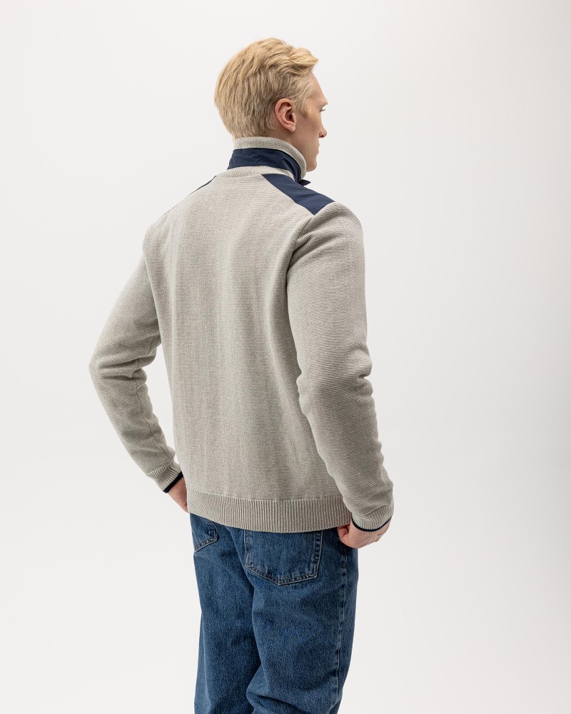 Eskil T-neck WP Light Grey Mel.