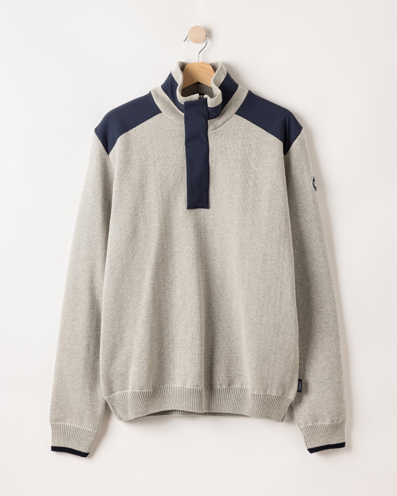 Eskil T-neck WP Light Grey Mel.