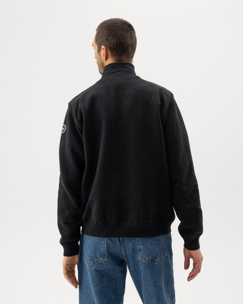 Eskil T-neck WP Black Mel.