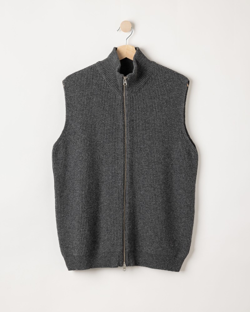 Frank Vest Dark Grey Mel.