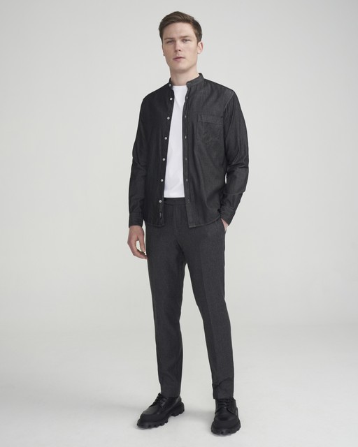 Helge Collarless Shirt