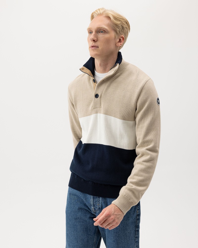 Ingvar T-neck WP Multi Color (stripe)