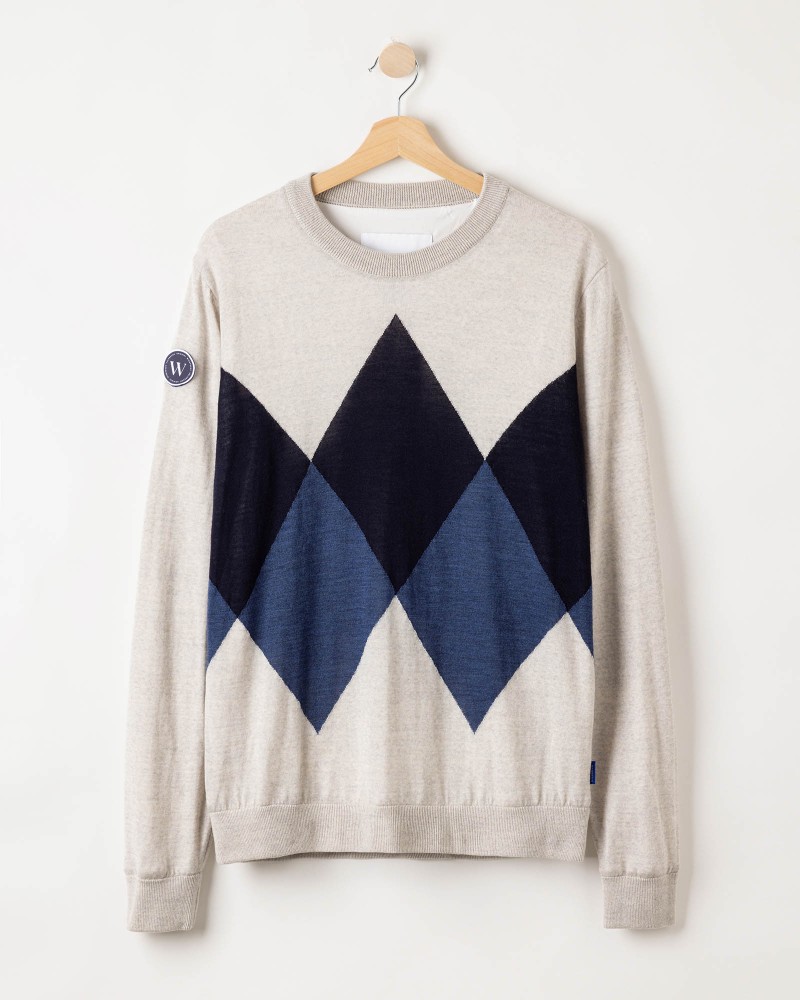 Jesper Crew WP Light Greymel. (multi color)