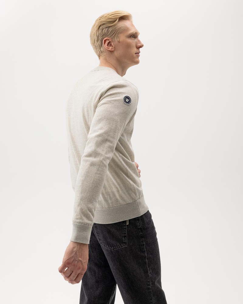 Jesper Crew WP Light Grey Mel.