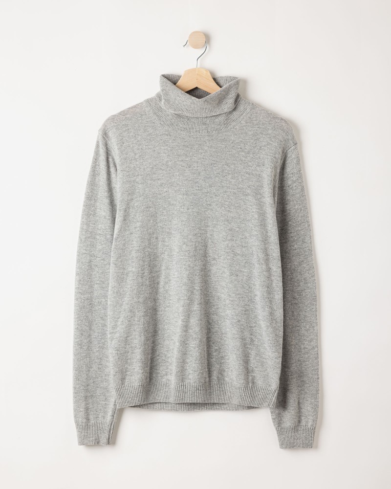 Johan Rollneck Light Grey Mel.