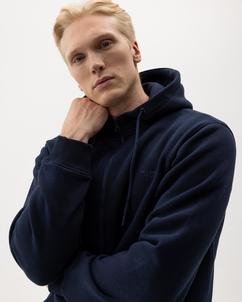 John Zip Hoodie John Zip Hoodie Navy