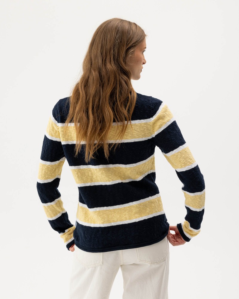 Juni Boatneck Navy (multi color)