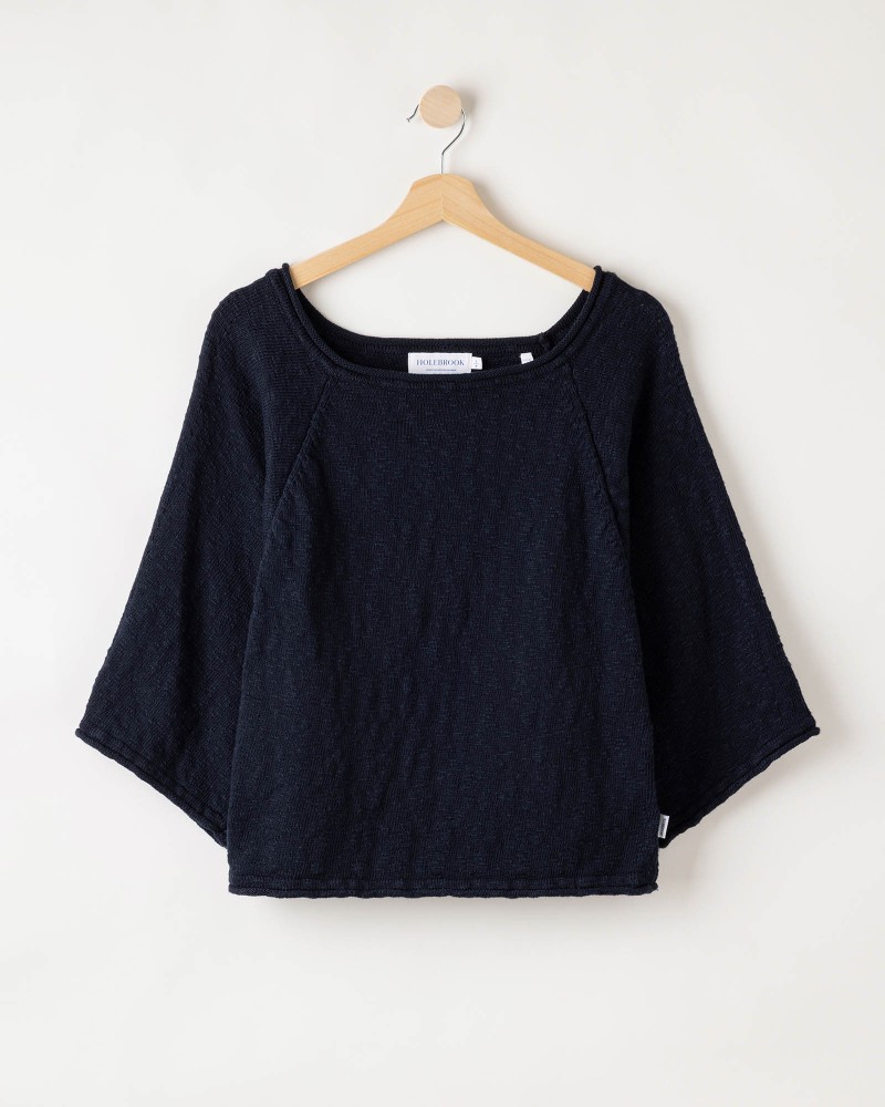 Juni Boxy Top Navy