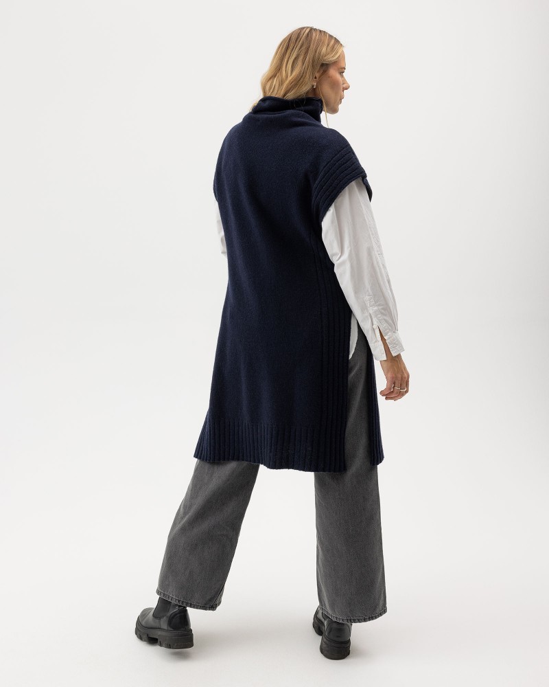 Kicki Long Vest Kicki Long Vest Navy