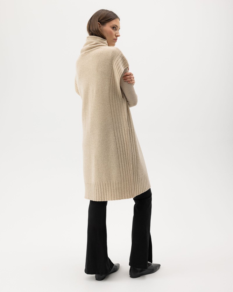 Kicki Long Vest Kicki Long Vest Sand