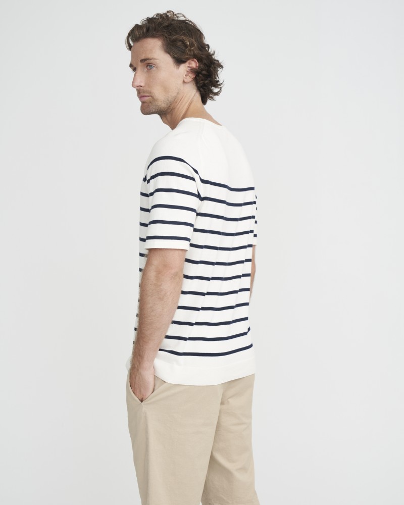 Lars Tee Off White/Navy