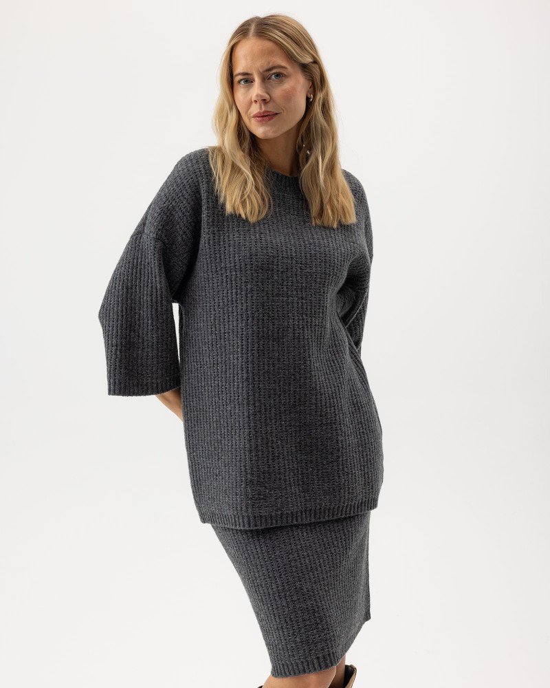 Livia Sweater Dark Grey Mel.