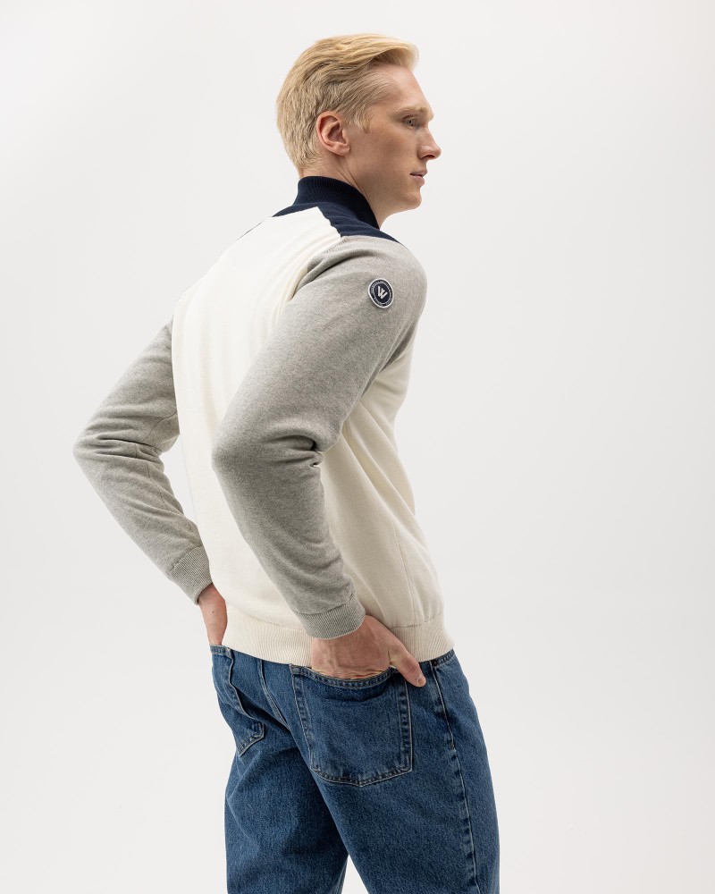 Ludvig T-neck WP Off White (multi color)