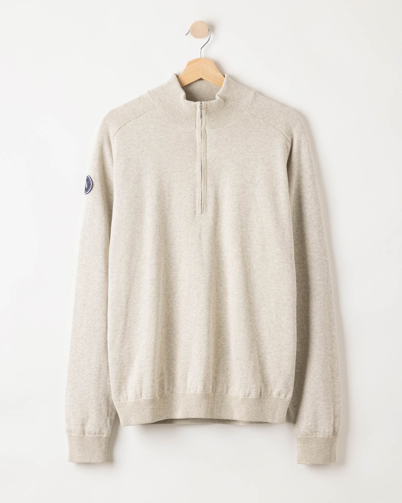 Ludvig T-neck WP Off White Mel.