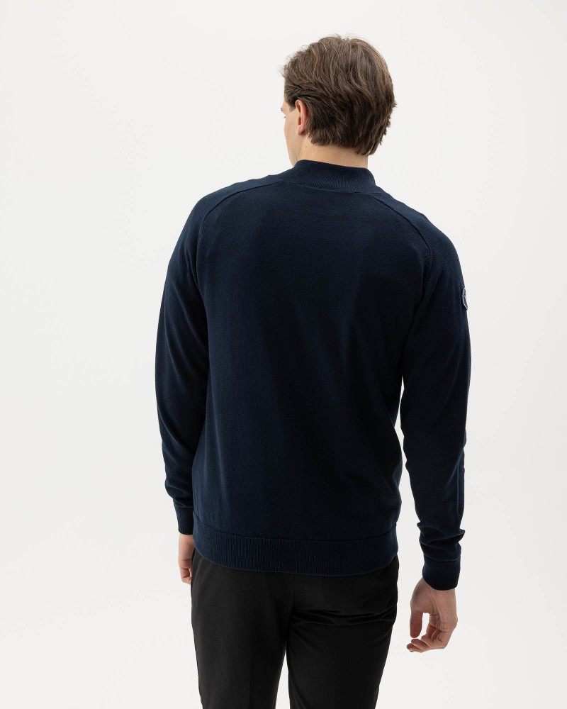 Ludvig T-neck WP Navy