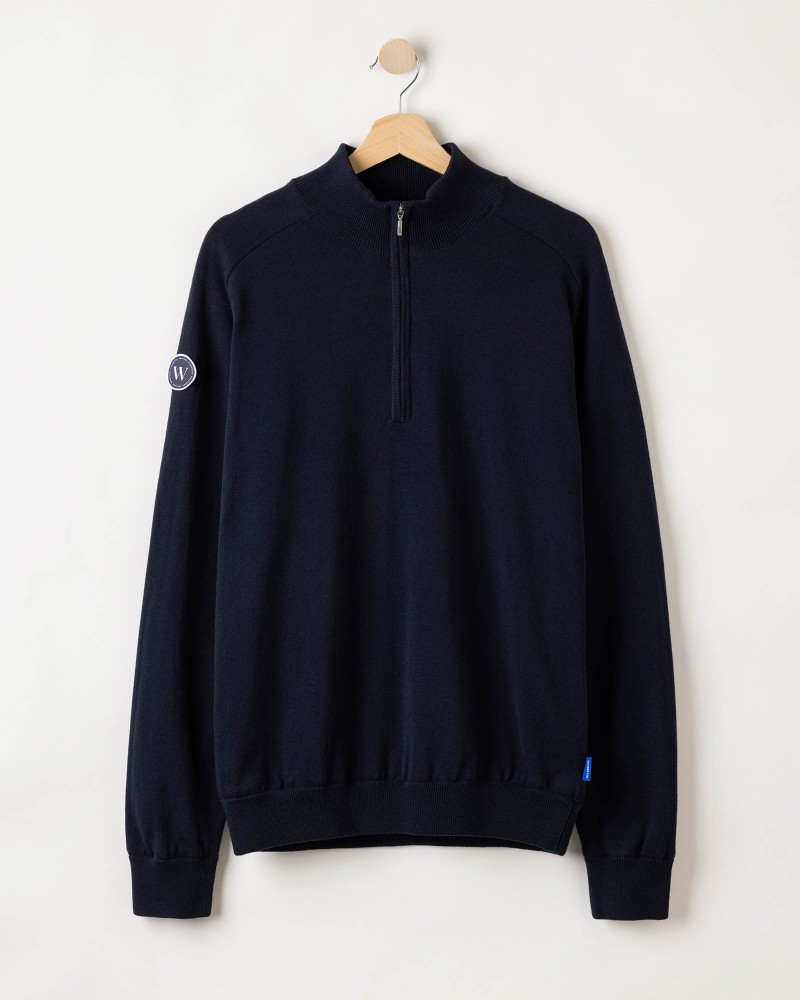 Ludvig T-neck WP Navy