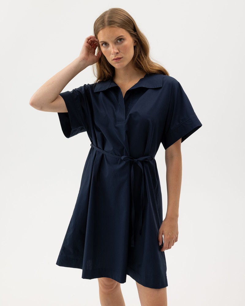 Marie Tunic Dress Navy