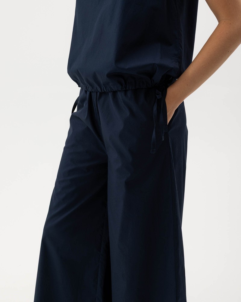 Marie Wide Pants Navy