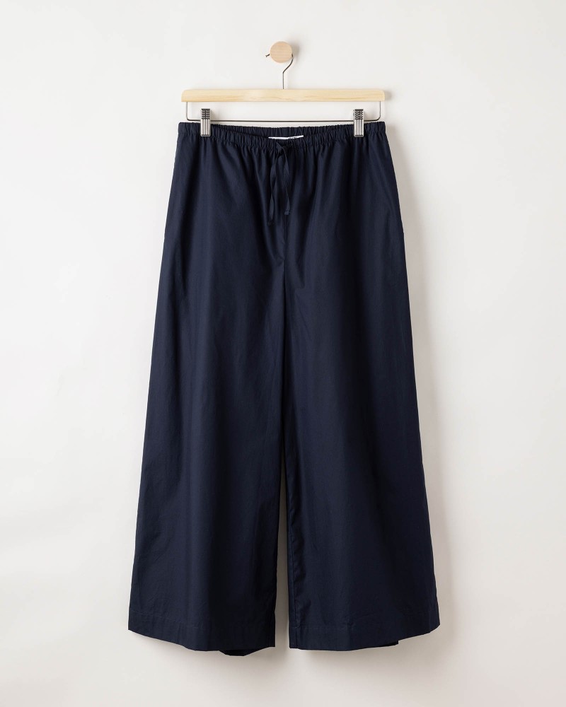 Marie Wide Pants Navy