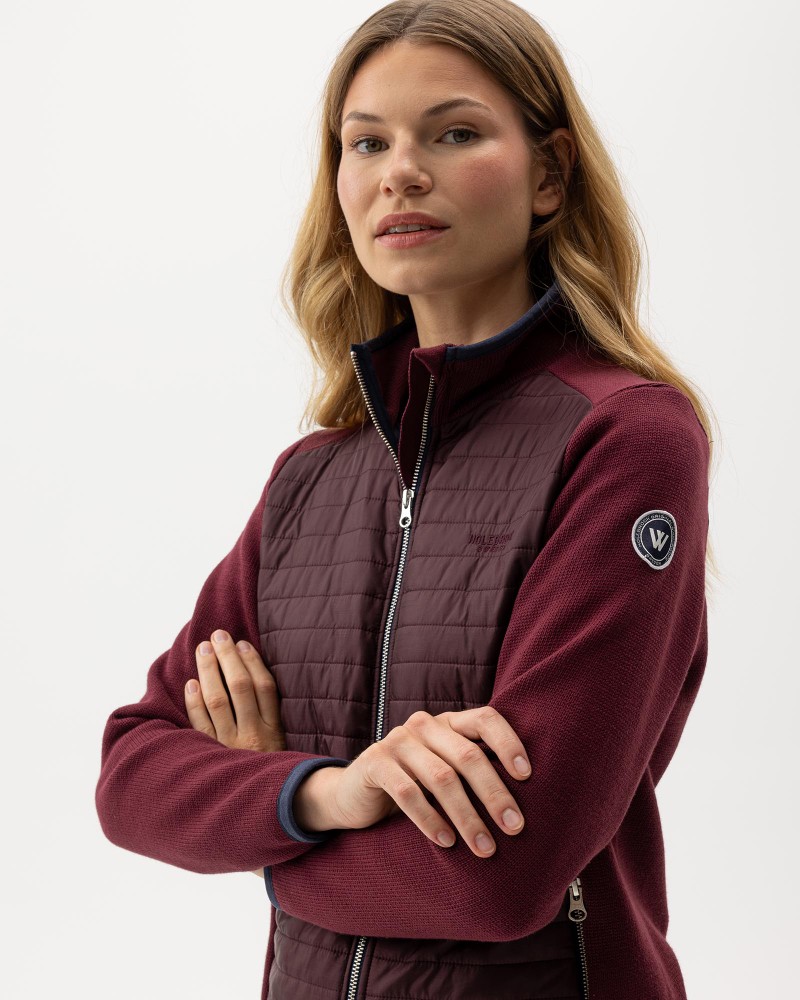Mimmi Fullzip WP Maroon