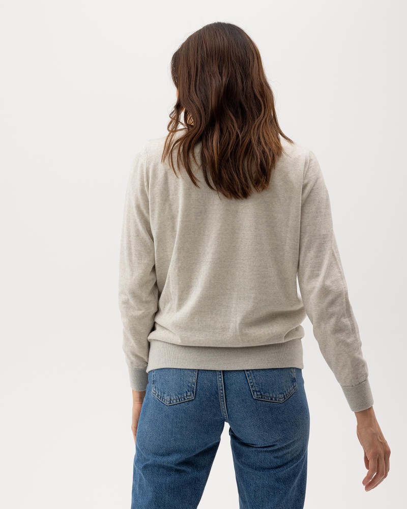 Nelly Crew WP Nelly Crew WP Light Grey Mel.